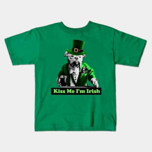 Kiss Me I'm Irish! Kids T-Shirt